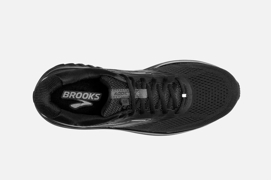 Brooks Israel Addiction 14 Road Running Shoes Mens - Black/Grey - LTY-365017